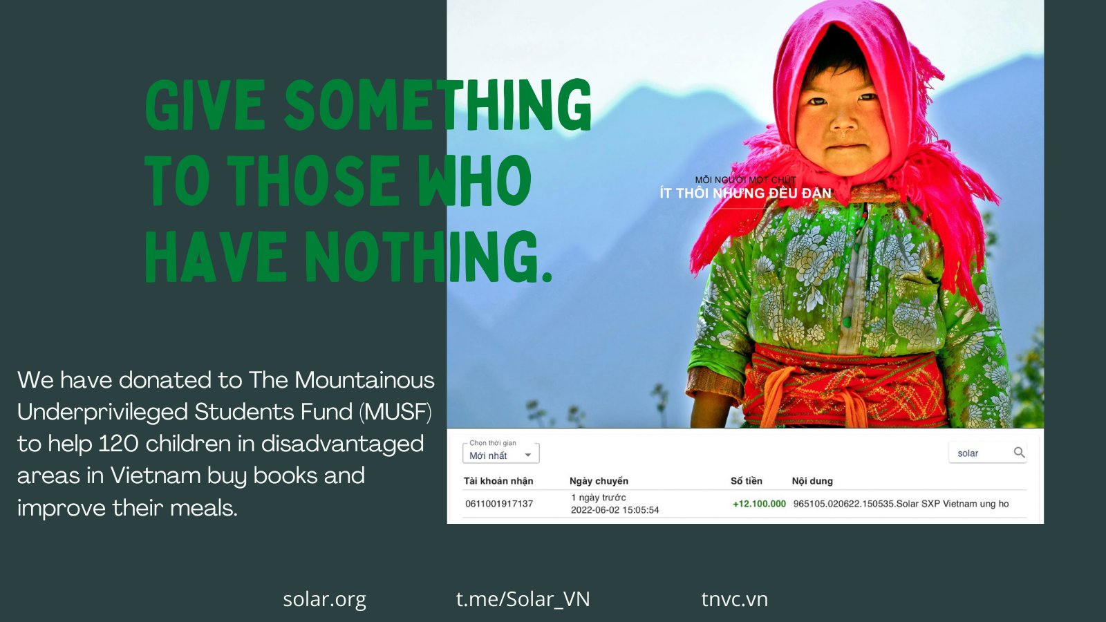 Solar Vietnam kỷ niệm 3.000 thành viên